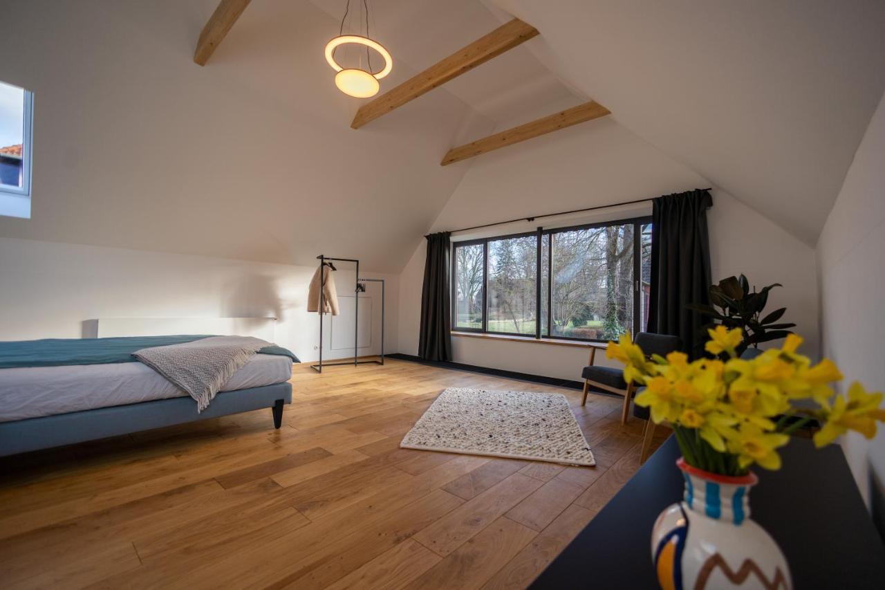 Modernes Ferien- Und Messezimmer In Idyllischer Lage Нордштеммен Экстерьер фото